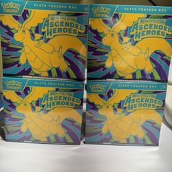 Ascended Heroes Elite Trainer Box 8 Of Them 