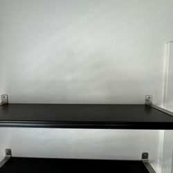 IKEA Black Shelves