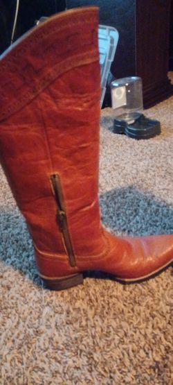 Real Cowboy Boots Size 7 And 1/2