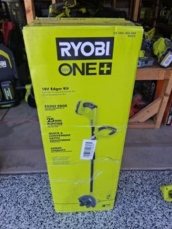 EDGER RYOBI 18V BATTERY AND CHARGER INCLUDED