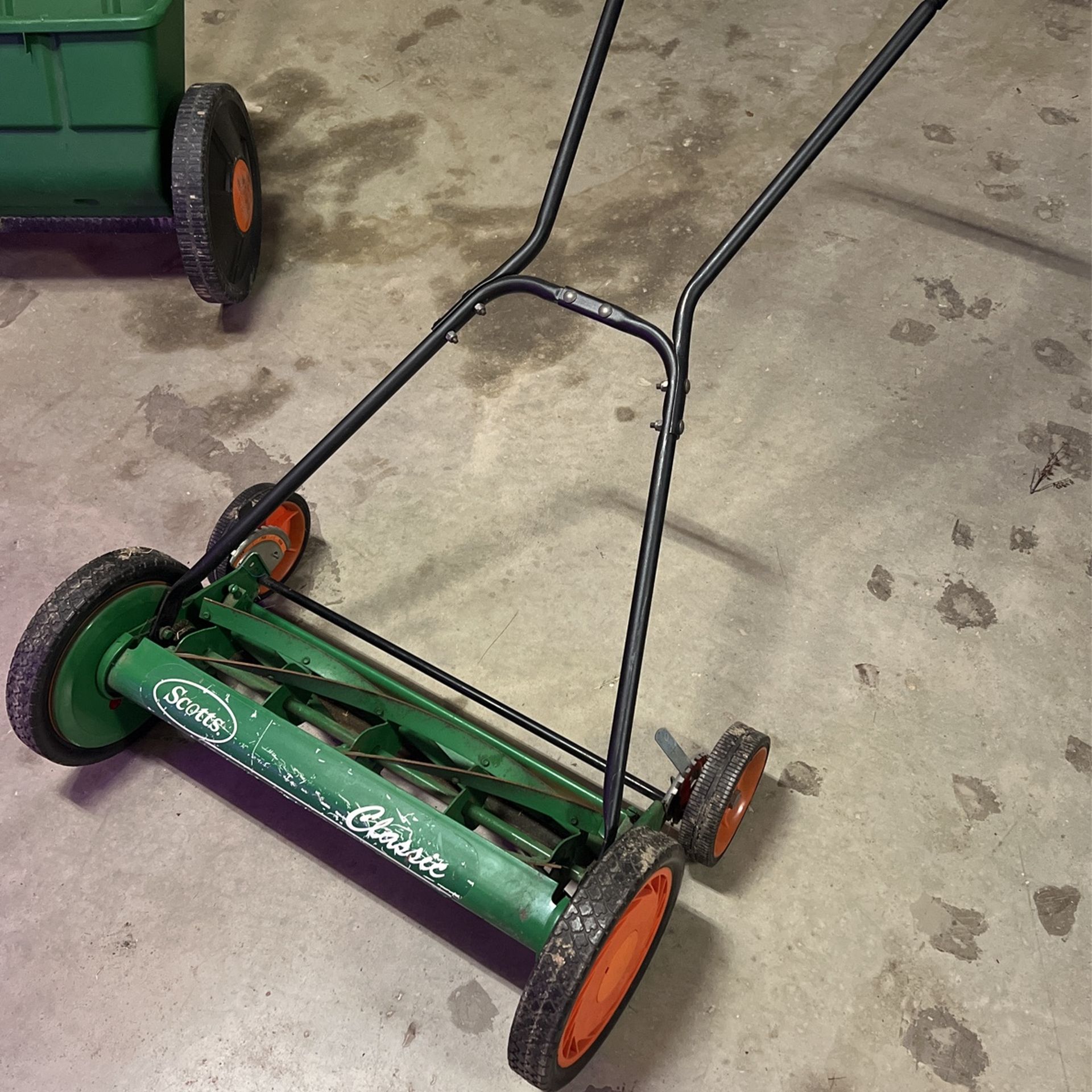 Scotts Reel Lawn Mower Gear Scott's 20 Inch Blade Classic Push