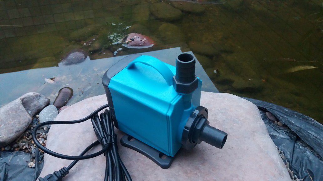 2 ×Waterfall pond pump 90 watts of power. Pond circulation pump  large aquarium fountain pump brand new.
