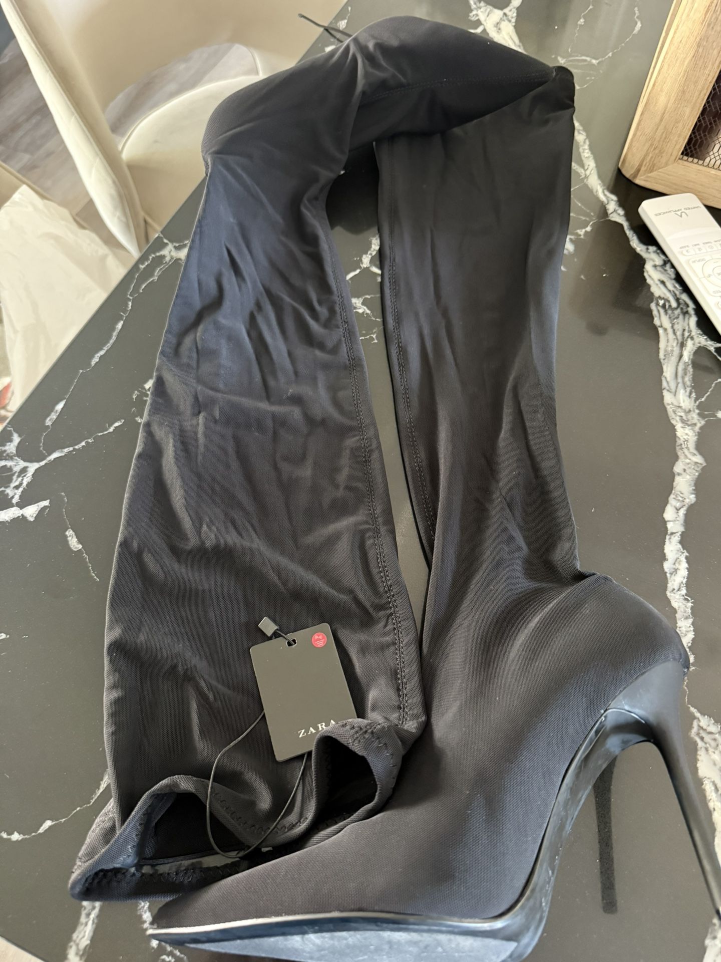 Black Stalking Boots 
