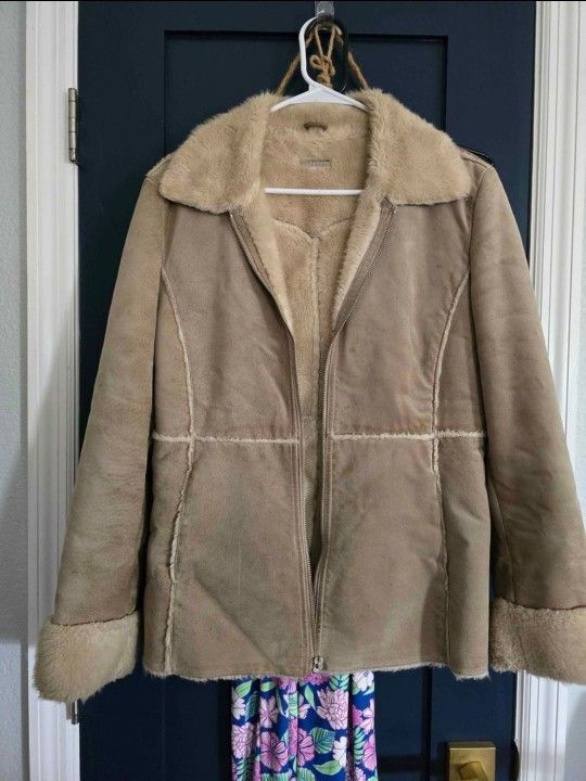 Genuine Leather Guess Coat