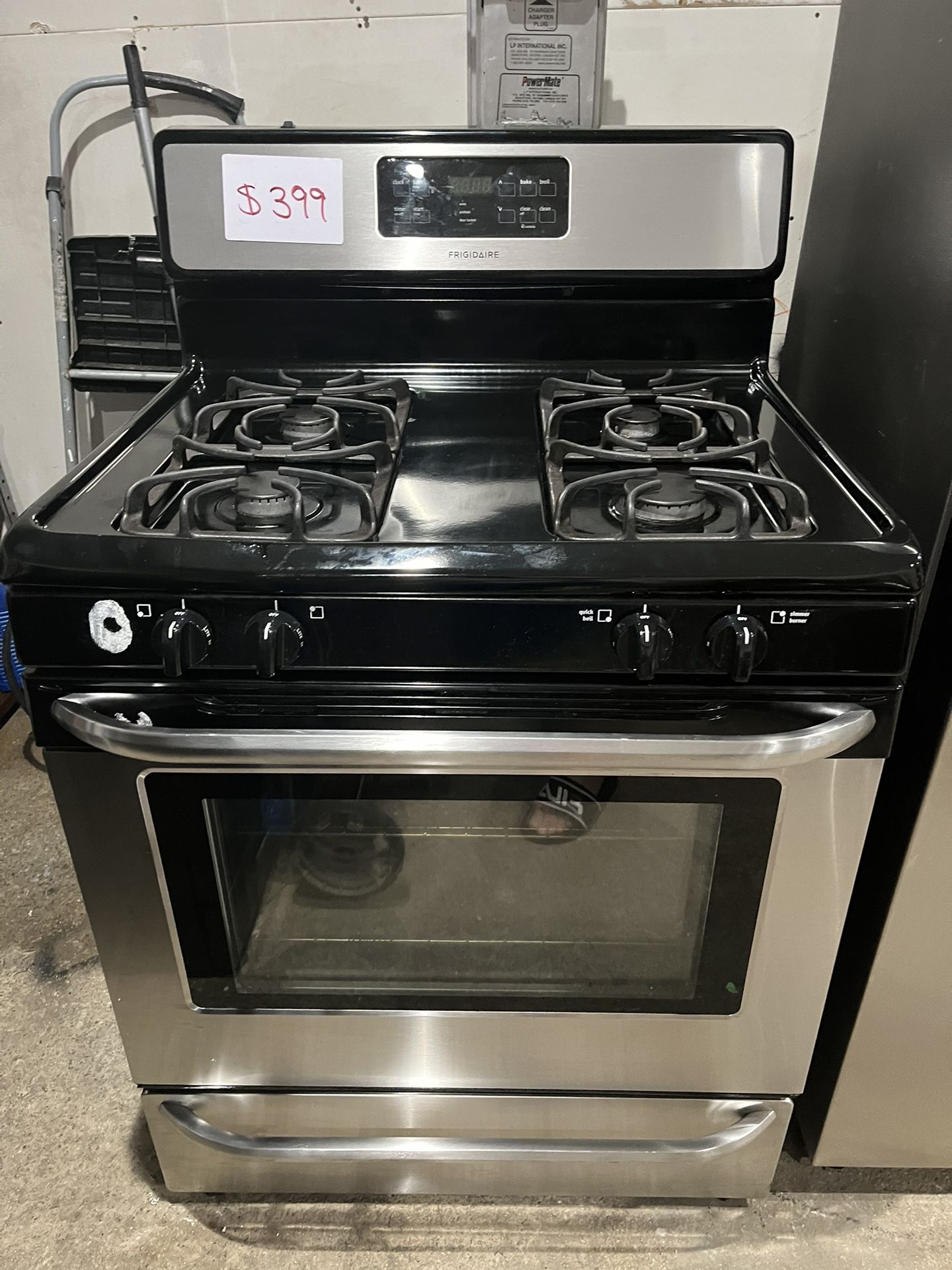 Stainless Steel Frigidaire Gas Stove
