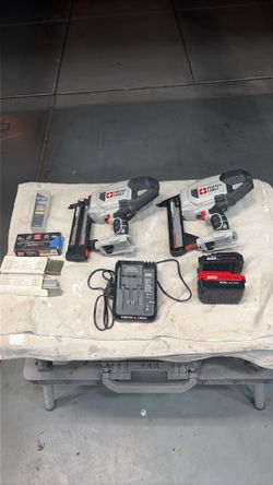 Porter Cable Brad nailer and crown Stapler