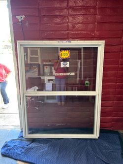 New vinyl window