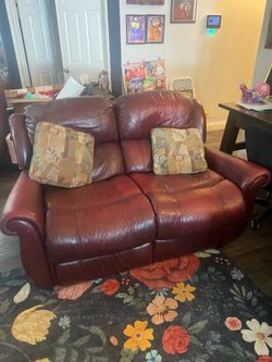 loveseat and recliner