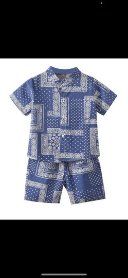 Boys Blue Two Piece Outfit