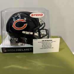 Jim McMahon Mini Helmet 