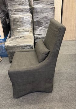 Set of 6 Grey Dining Chairs