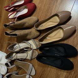 heels, boots, flats women’s shoes