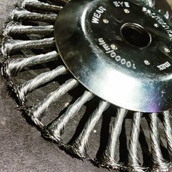 Wire Brush Attachment For Bench Grinder 8-in Brand New $20