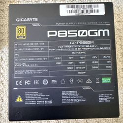 GIGABYTE P850GM 850W 80 PLUS Gold Modular Power Supply - GP-P850GM - with cables
