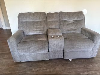 Sofa With Outlets and Recliners