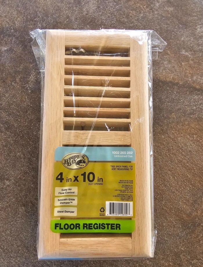 4x10 unfinished floor vent covers