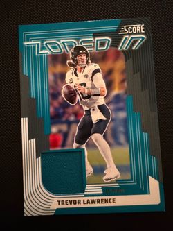 Panini 2025 Score Football Trevor Lawrence Jaguars Loaded Memorabilia ZON-TLE