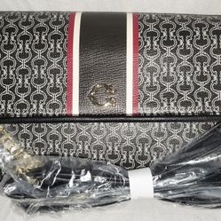 C. Wonder Carla Signature Flap Vegan Leather Crossbody Bag
