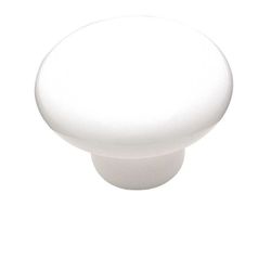 Ceramic cabinet knobs white color