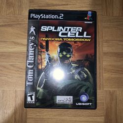 PS2 Tom Clancy's Splinter Cell Pandora Tomorrow PlayStation 2