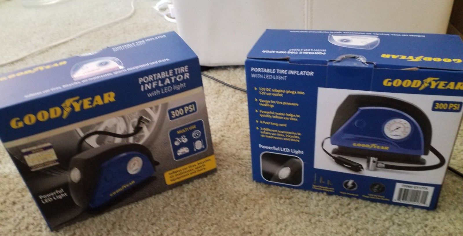 BRAND NEW GOOD YEAR PORTABLE TIRE INFLATOR