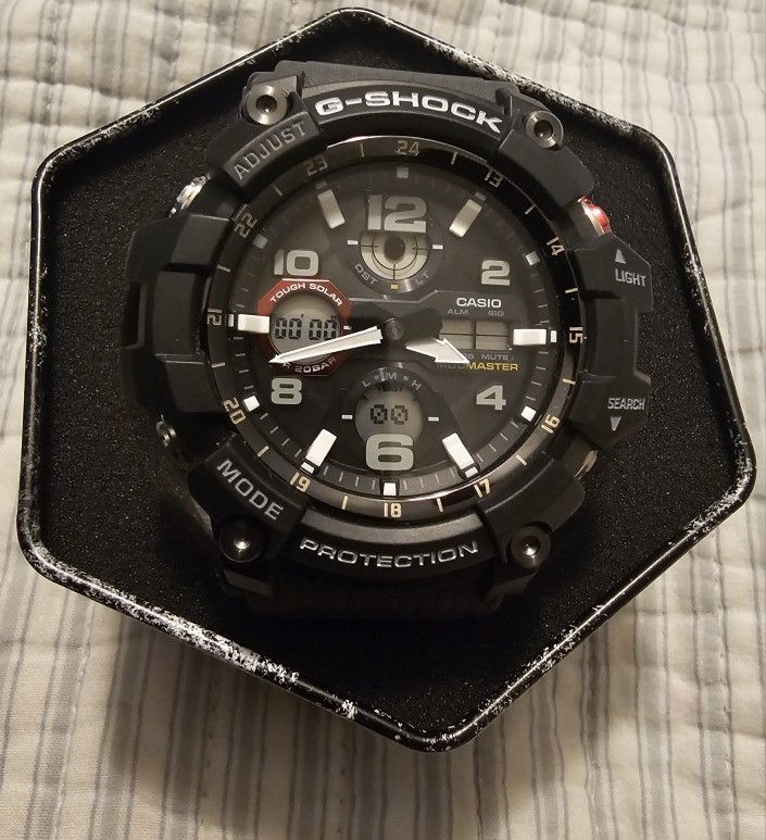 Casio MASTER OF G - LAND MUDMASTER GSG-100-1A Mudmaster, Mud and water Resistant, Solar-powered watch