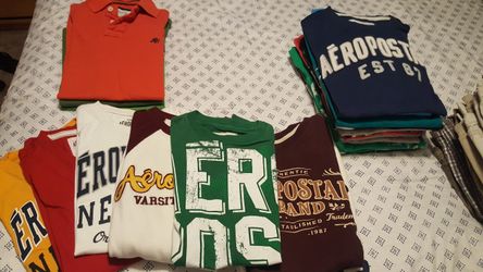 Mens Aeropostale shirts size small and shorts size 28