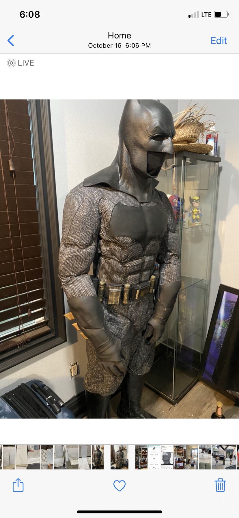 Batman Muscle Suit And Emblem Chest Only