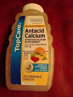 Topcare antacid calcium