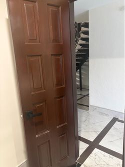 Real wood door
