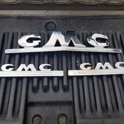 Vintage GMC Truck Hood And Side 
