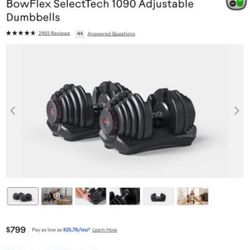 Bowflex 1090 Single Dumbbell