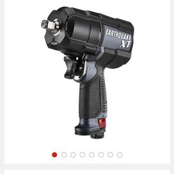 Eaerthquake 1/2 " Composite Ultra Torque Air Impact Wrench, Twin Hammer,1500lbs 
