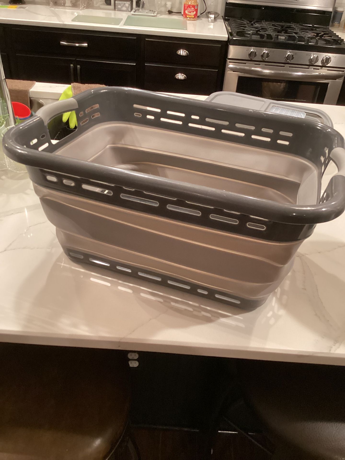 Black and Decker Collapsible Laundry Basket 24”L, 11”deep, 17” W