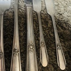 1938 Rodgers Silver Plated Mem Of Hiswatha 