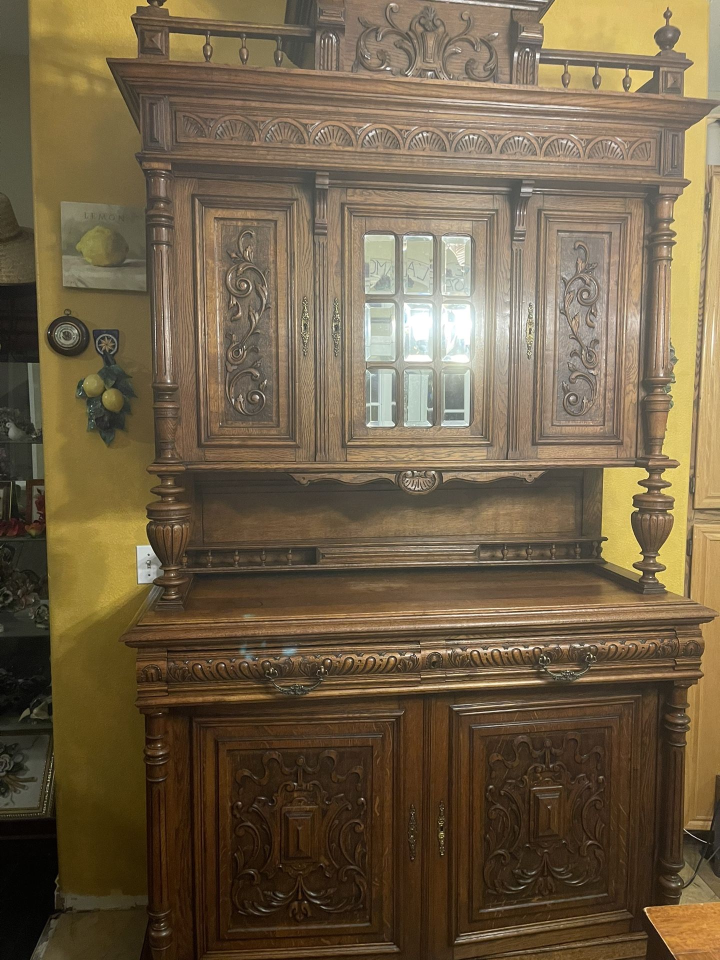 French Antique Sideboard Buffet