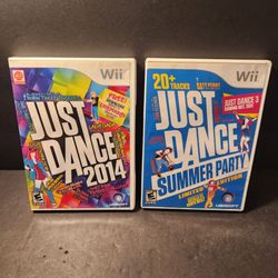 Nintendo Wii 2014 Just Dance & Summer Party Limited Edition CIB