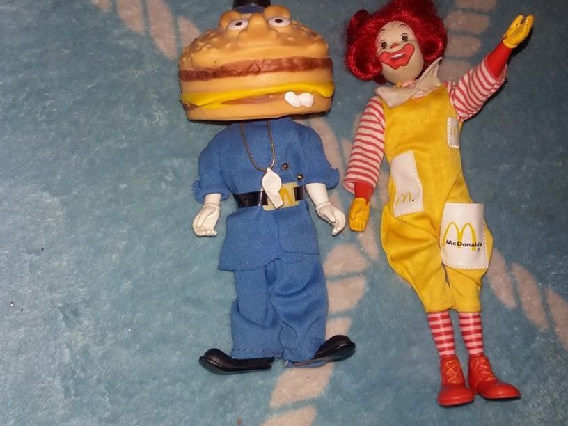 VINTAGE RONALD MCDONALD AND Mayor Mccheese