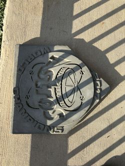 Astros Engraved cement Slab (unpainted)