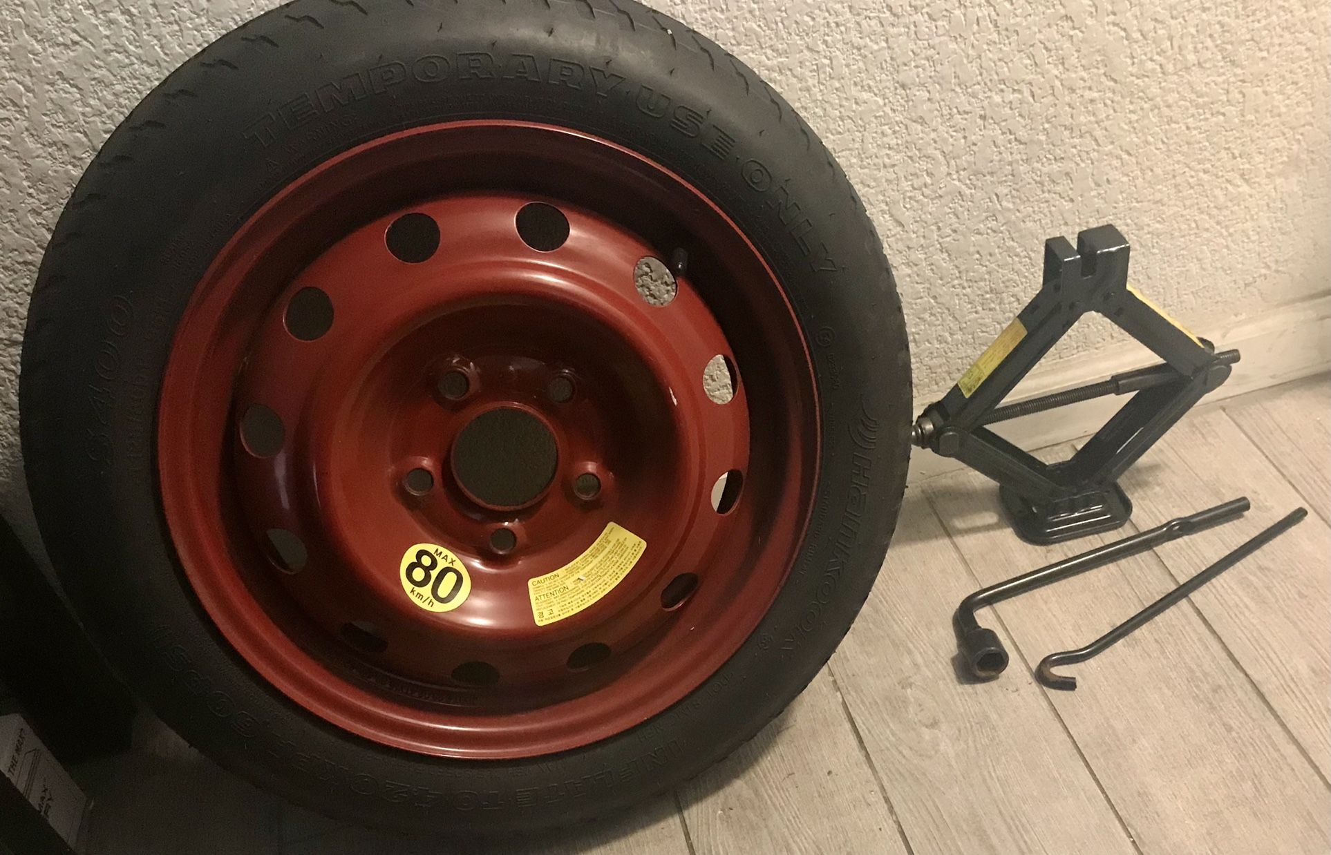 Spare Tire and Jack Set