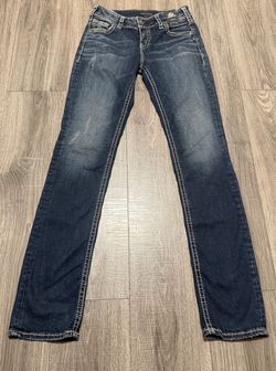 New silver jeans size 27