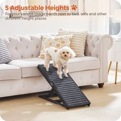 NEW-Dog Ramp for Bed, Couch, SUV Portable Pet Ramp for Small Dogs 