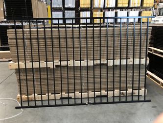Wrought iron steel fence panels 5’x8’