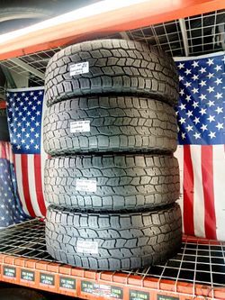 🇺🇸 4 GREAT USED TIRES LT265/60R20 COOPER DISCOVERER AT3 XLT ALL TERRAIN 265 60 20