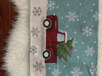 Christmas Red Truck Placemats