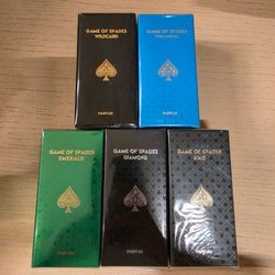Game of Spades Parfum Set of 5x 30ml (READ POST)