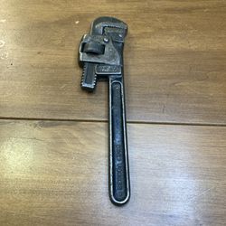 Vintage Trimo 10 Inch Pipe Wrench - Made in USA