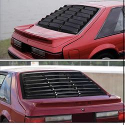 Rear Window Windshield Louvers Cover 79-93 Ford Mustang Fastback
