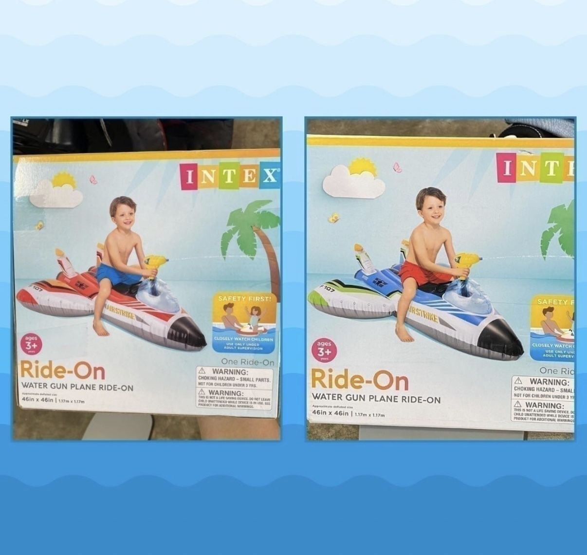 INTEX Water Gun Plane Ride-on