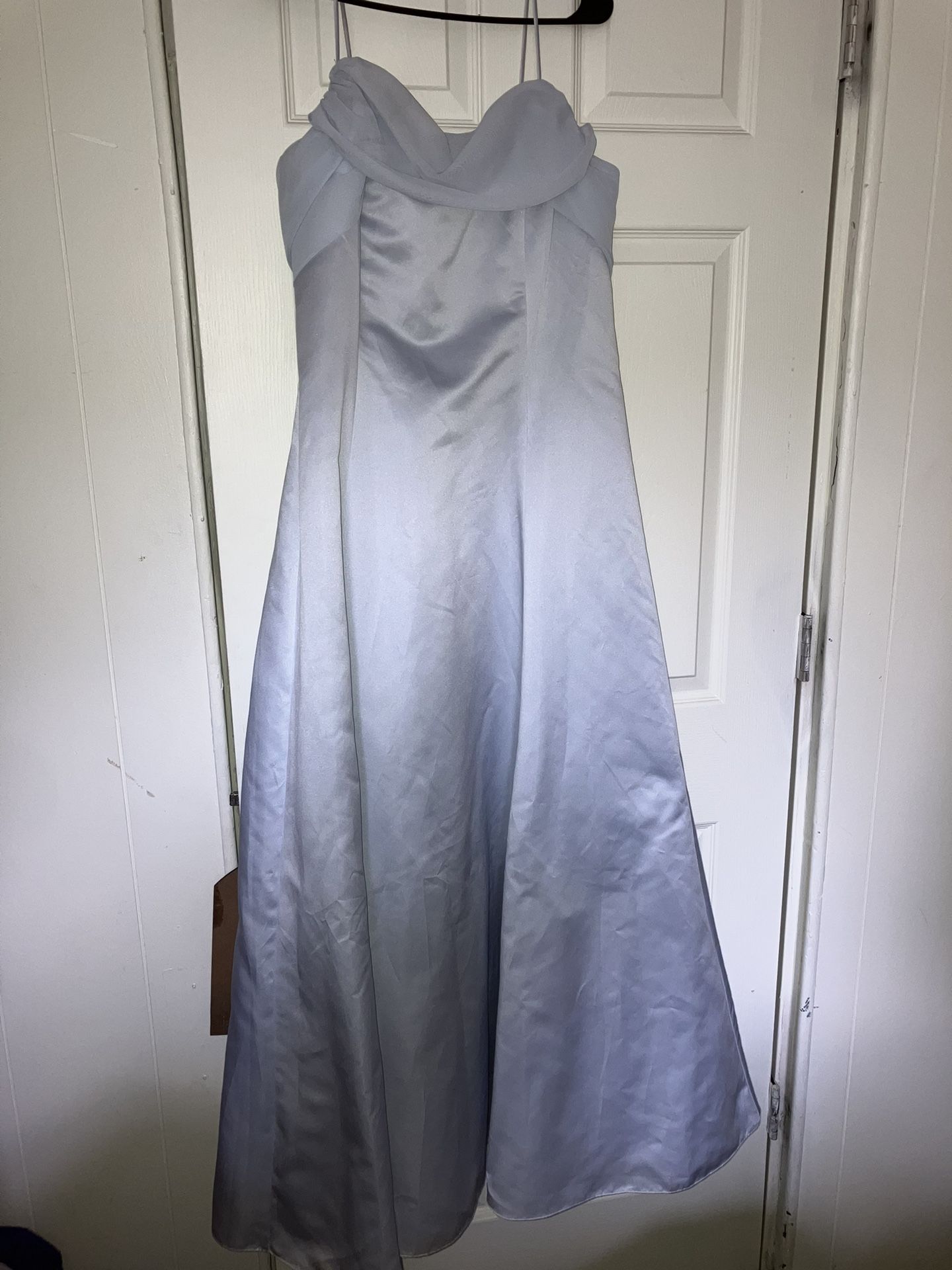 Powder Blue Prom Dress / Gown - Size 14